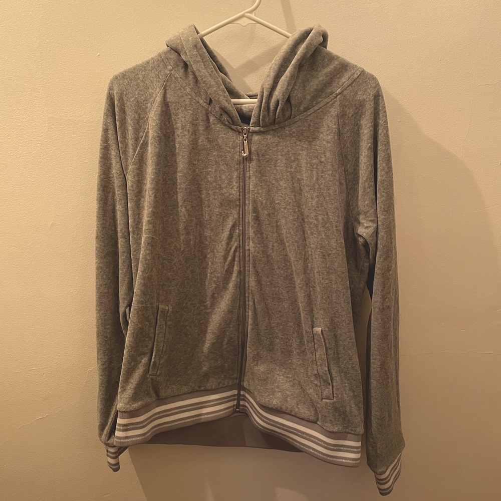 Juicy Couture Women's Velour Jacket sz XL